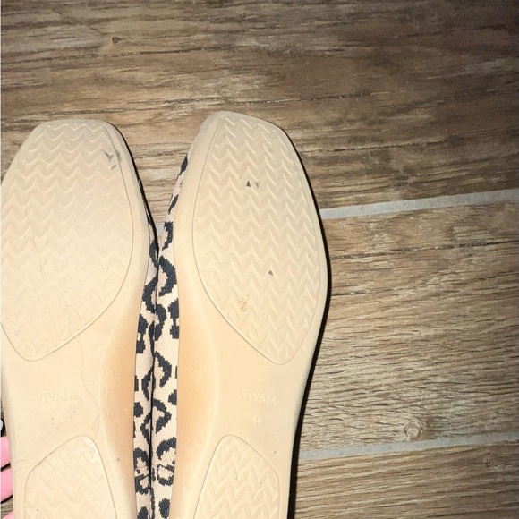 Vivaia Beige and Black Leopard Flats - Picture 4 of 5